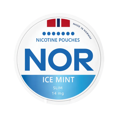 NOR Ice Mint Slim, envase, vista frontal
