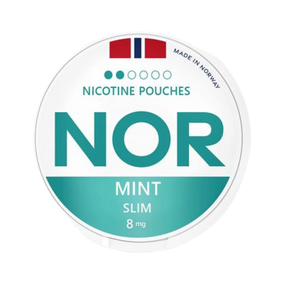 NOR Mint Slim | Bäst före: 09/09/2026, Dose, Vorderansicht