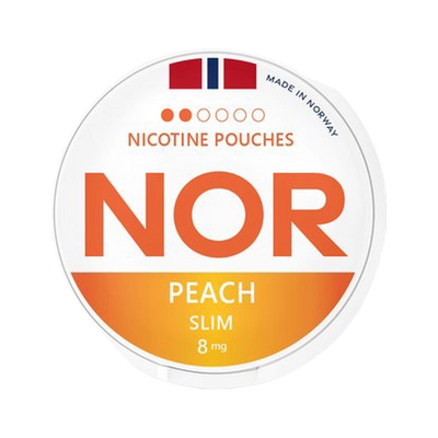 NOR Peach Slim | Bäst före: 10/09/2026, Dose, Vorderansicht