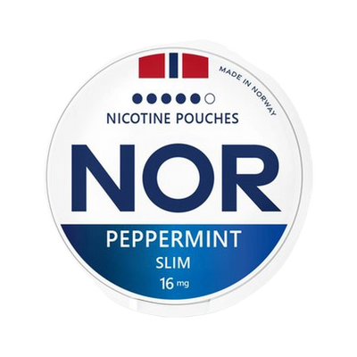 NOR Peppermint Slim, envase, vista frontal