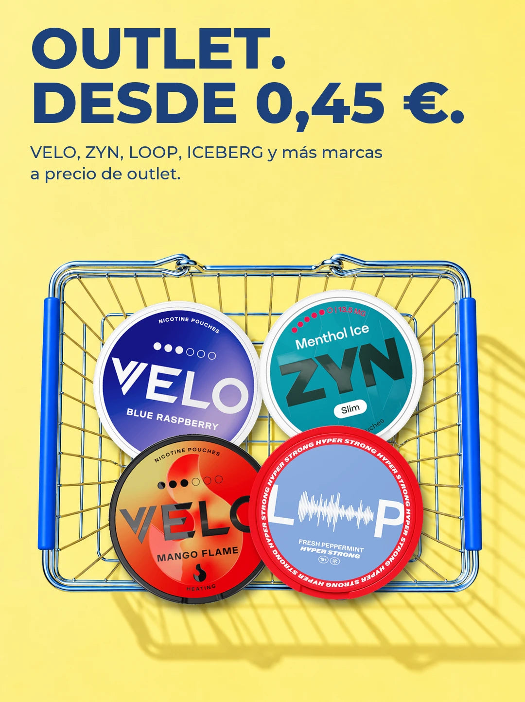 Outlet de Whitelip desde 0,45 €: VELO, ZYN, LOOP, ICEBERG y más