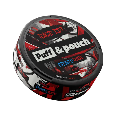 Puff & Pouch Frosty Rage, Dose, Vorderansicht