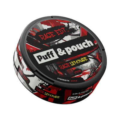 Puff & Pouch Rage Lemonade, envase, vista frontal