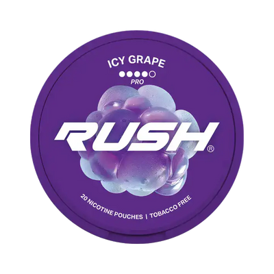 RUSH Icy Grape (Outlet) | Bäst före: 29/01/2026, envase, vista frontal