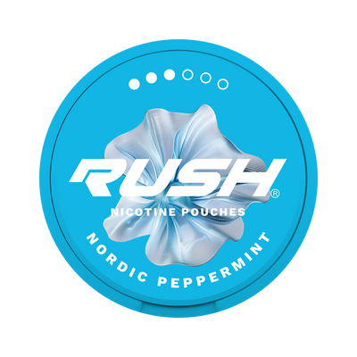 RUSH Pro Nordic Peppermint nikotinpåsar, dosa
