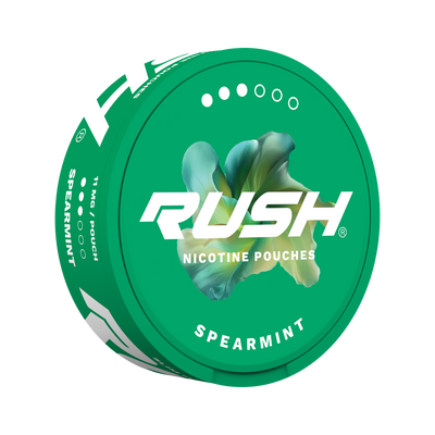 RUSH Pro Spearmint nikotinpåsar, dosa (3D)
