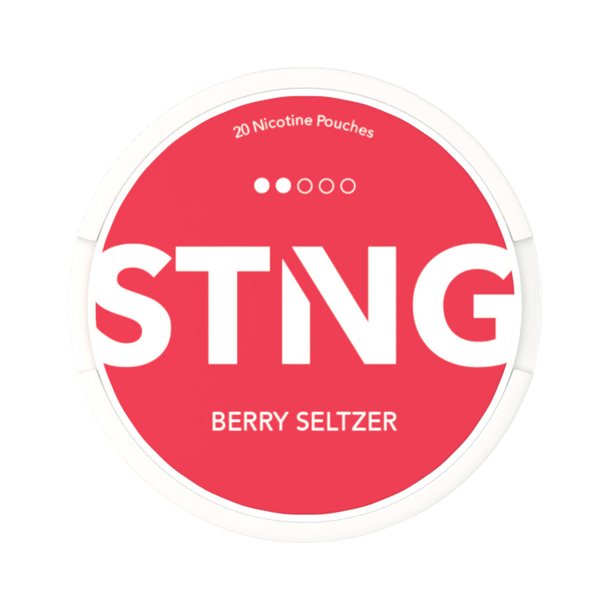 STNG Berry Seltzer Medium, Dose, Vorderansicht