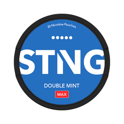 STNG Double Mint Max, envase, vista frontal