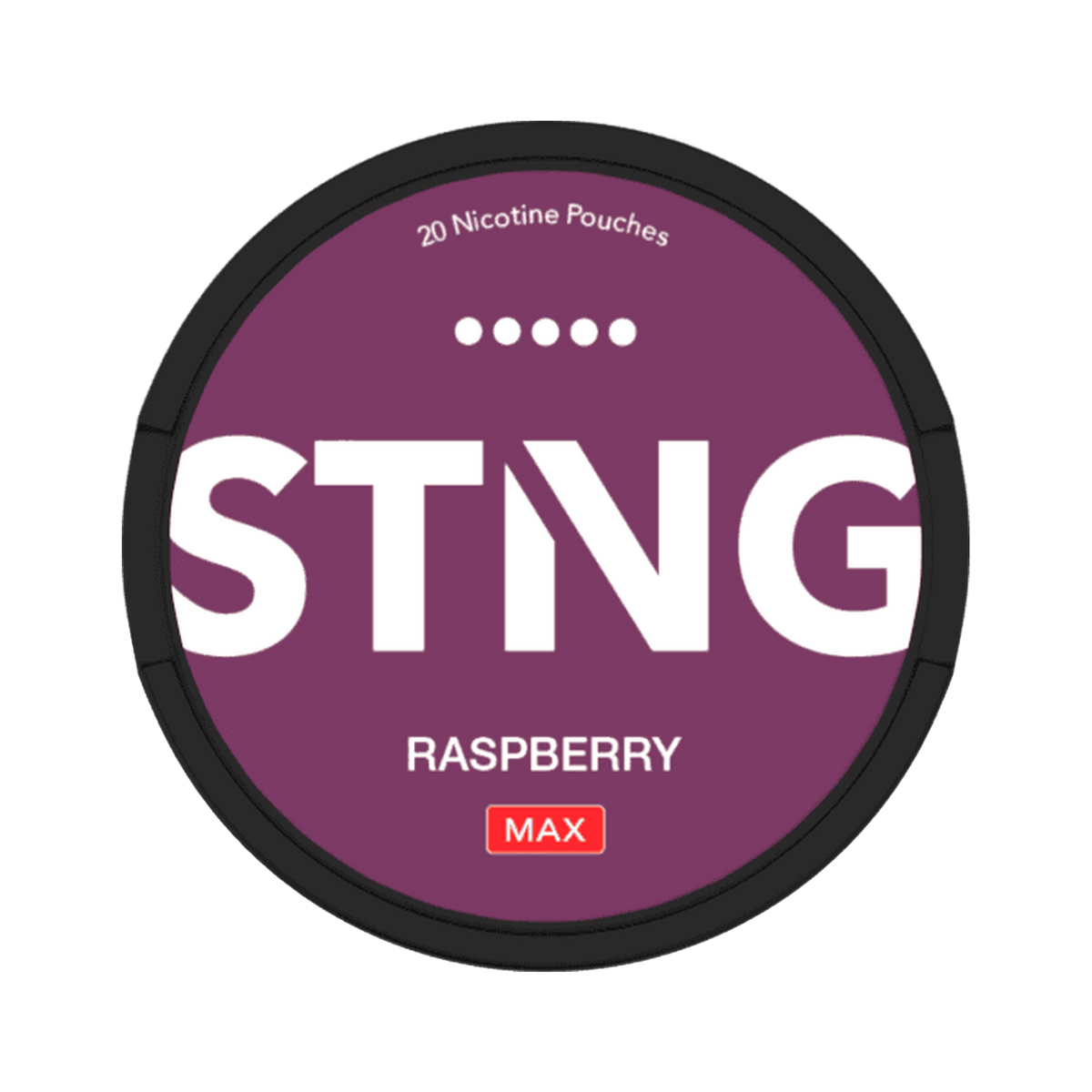 STNG Raspberry Max, Dose, Vorderansicht
