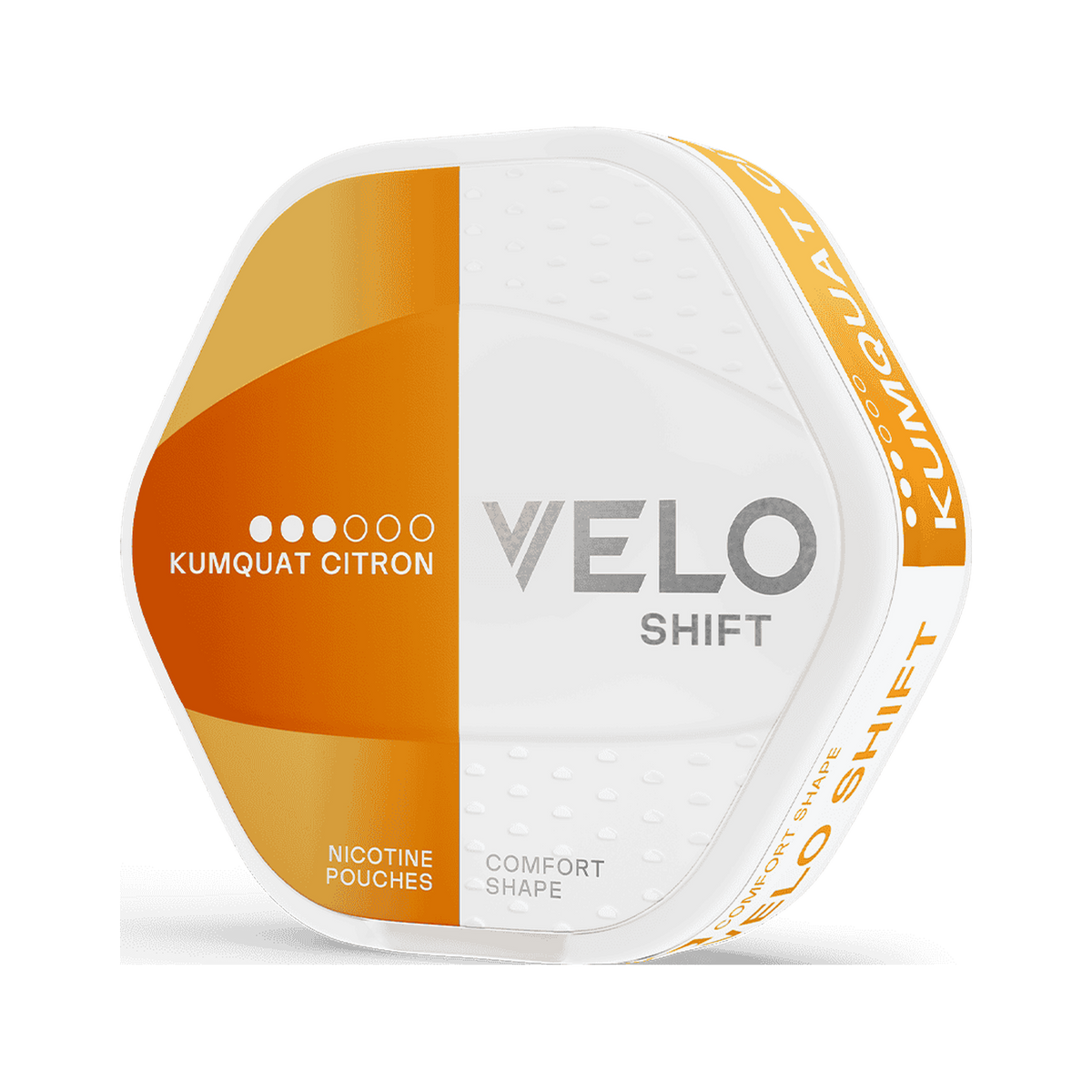 VELO Shift Kumquat Citron nikotinpåsar, Dose (3D)