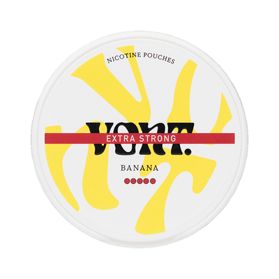 VONT Banana Extra Strong | Bäst före: 19/08/2026, envase, vista frontal