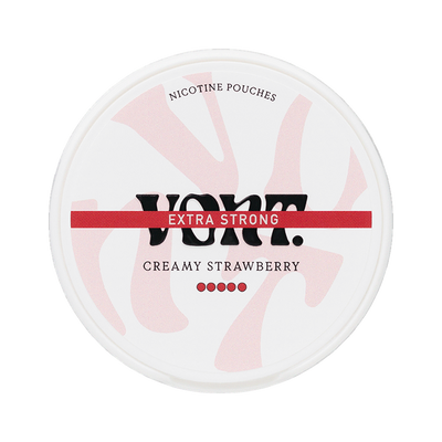 VONT Creamy Strawberry Extra Strong can, front