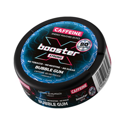 X-BOOSTER Bubble Gum Koffein, Dose, Vorderansicht