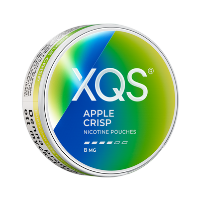 XQS Apple Crisp 8mg, Dose, rechte Seitenansicht