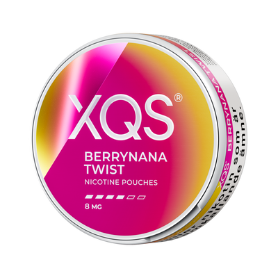 XQS Berrynana Twist 8mg, Dose, linke Seitenansicht
