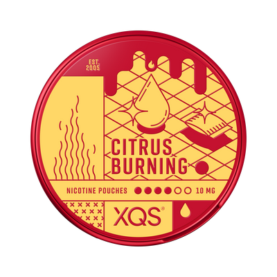 XQS Citrus Burning Slim 10 mg, envase, vista frontal
