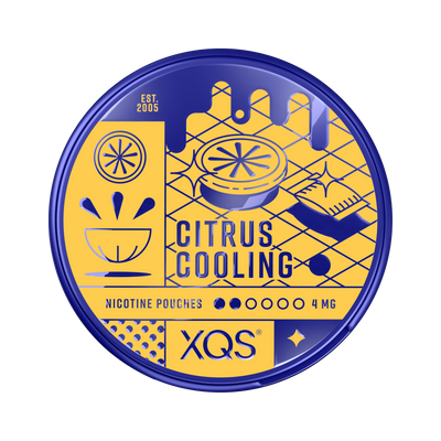 XQS Citrus Cooling 4mg, envase, vista frontal
