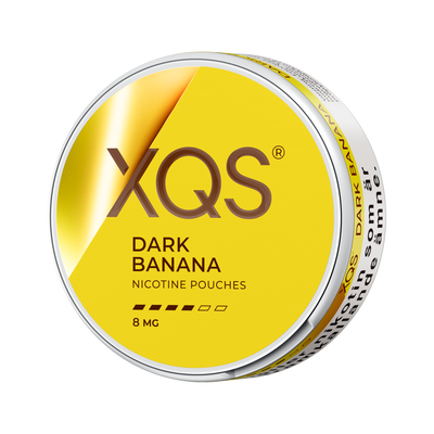 XQS Dark Banana 8mg, Dose, linke Seitenansicht