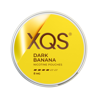 XQS Dark Banana 8mg, Dose, Vorderansicht