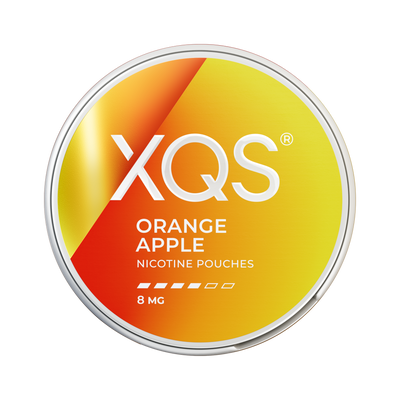 XQS Orange Apple 8mg, envase, vista frontal