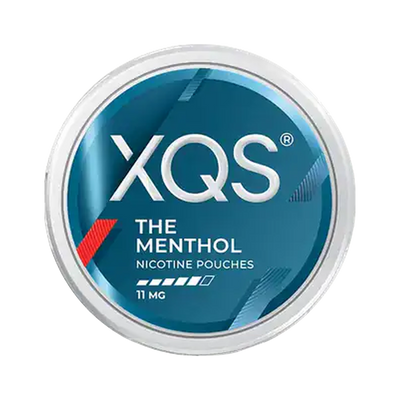 XQS The Menthol 11 mg, envase, vista frontal