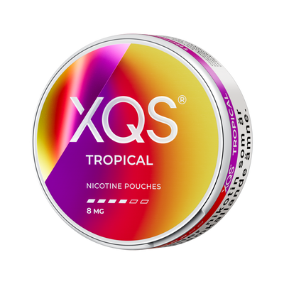 XQS Tropical 8mg, Dose, linke Seitenansicht