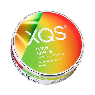 XQS Twin Apple 8mg, Dose, Ansicht von unten