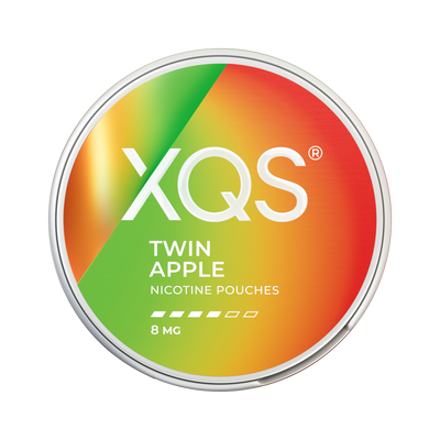 XQS Twin Apple 8mg, Dose, Vorderansicht