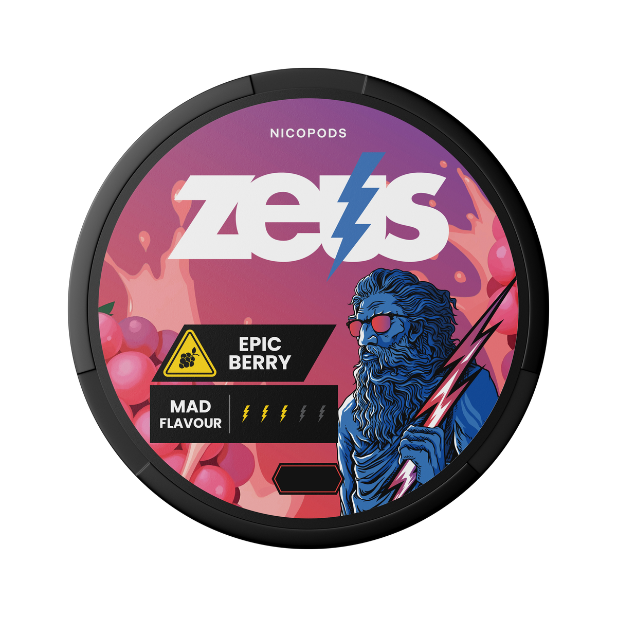 ZEUS Epic Berry 4 mg can, front