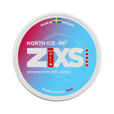 Zixs North Ice Slim, envase, vista frontal