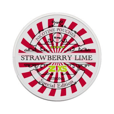 Zixs Strawberry Lime Slim, envase, vista frontal