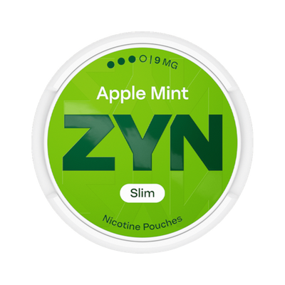 ZYN Apple Mint Slim 9mg (S3), Dose, Vorderansicht