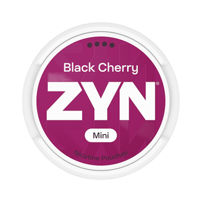 ZYN Black Cherry Mini 6mg (S4), envase, vista frontal