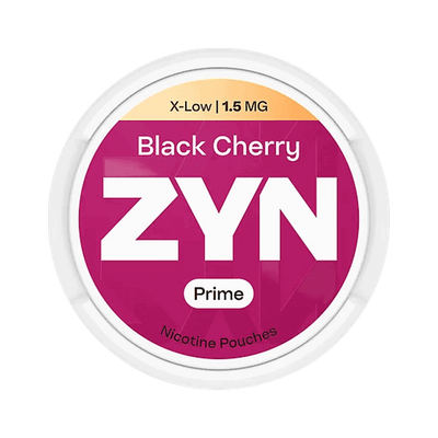 ZYN Black Cherry Prime Mini 1.5mg X Low, Dose, Vorderansicht