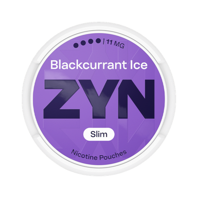 ZYN Blackcurrant Ice Slim 11mg (S4), Dose, Vorderansicht