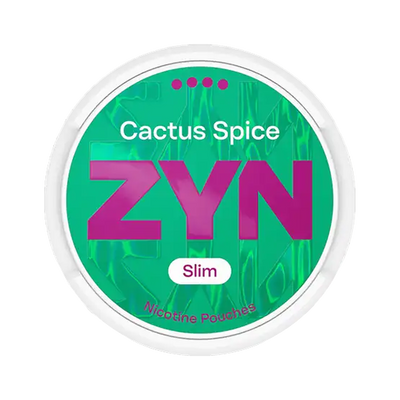 ZYN Cactus Spice Slim 11mg (S4), envase, vista frontal