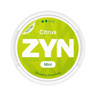 ZYN Citrus Mini 3mg (S2), Dose, Vorderansicht