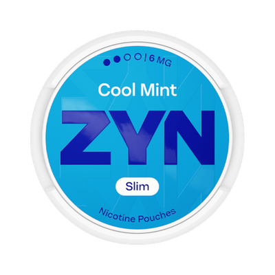 ZYN Cool Mint Slim 6mg (S2), Dose, Vorderansicht