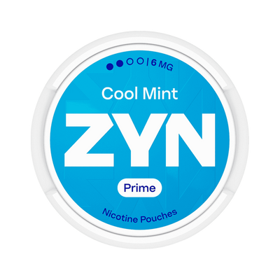 ZYN Cool Mint Prime Mini 6mg (S2), envase, vista frontal
