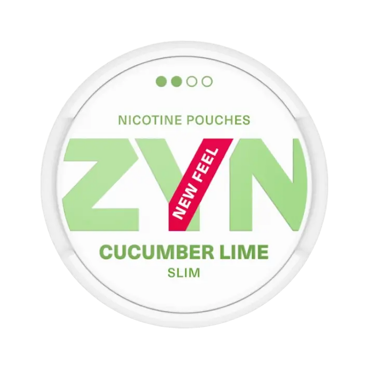 ZYN Cucumber Lime Slim 6.5mg (S2) can, front