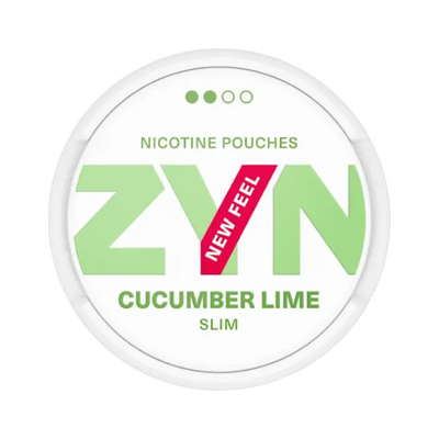 ZYN Cucumber Lime Slim 6.5mg (S2), Dose, Vorderansicht