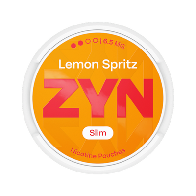 ZYN Lemon Spritz Slim 6.5mg (S2), Dose, Vorderansicht