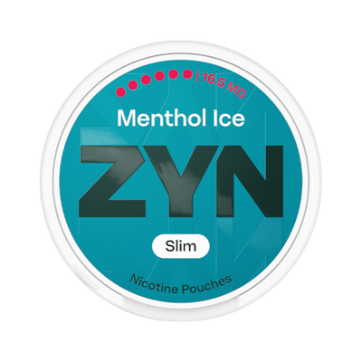 ZYN Menthol Ice Slim 16.5mg (S6), Dose, Vorderansicht