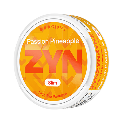 ZYN Passion Pineapple Slim 9mg (S3) nikotinpåsar, Dose (3D)