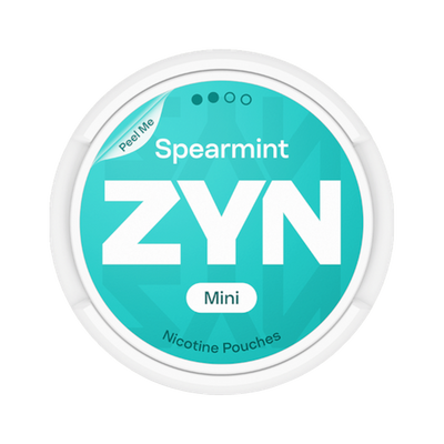 ZYN Spearmint Mini 3mg (S2), envase, vista frontal